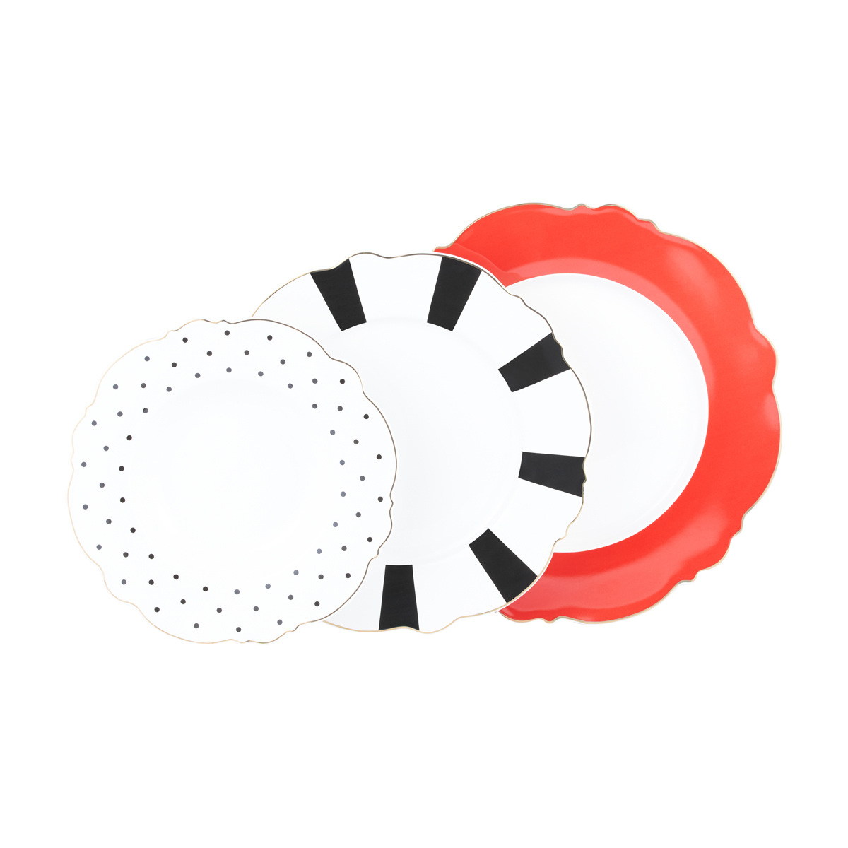 картинка 3873 GIPFEL Сервиз столовый MODERN на 6 персон, 18 предметов (6 обеденных тарелок 31см, 6 закусочных тарелок 28см, 6 суповых тарелок 23см). Материал: костяной фарфор от магазина Gipfel