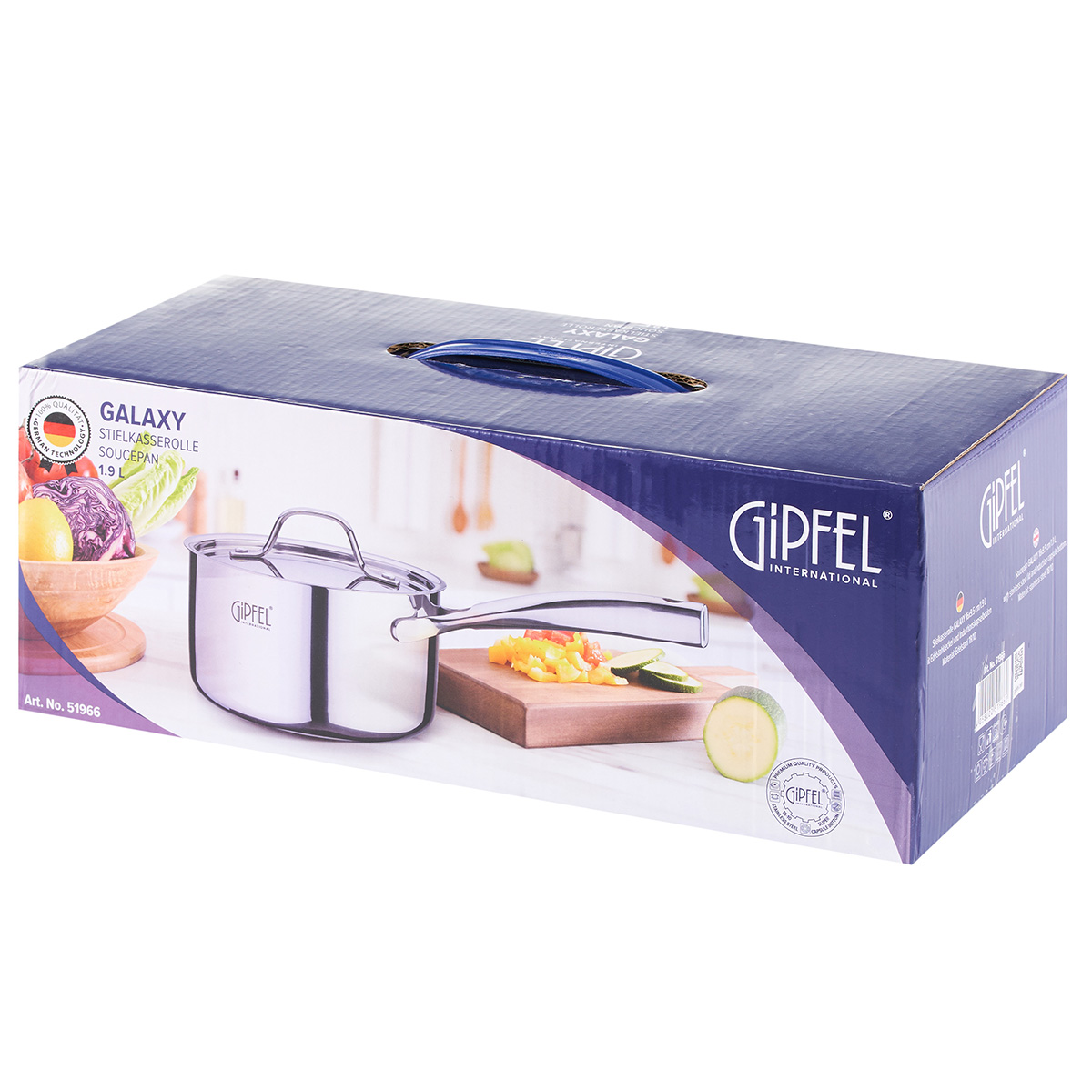 Ковш из нержавеющей стали Gipfel Galaxy 51966 16 см/1,9 л фото