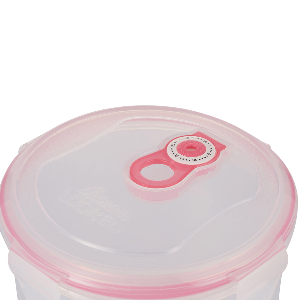 картинка 4279-S STAHLBERG Контейнер вакуумный пластиковый 2л розовый от магазина Gipfel