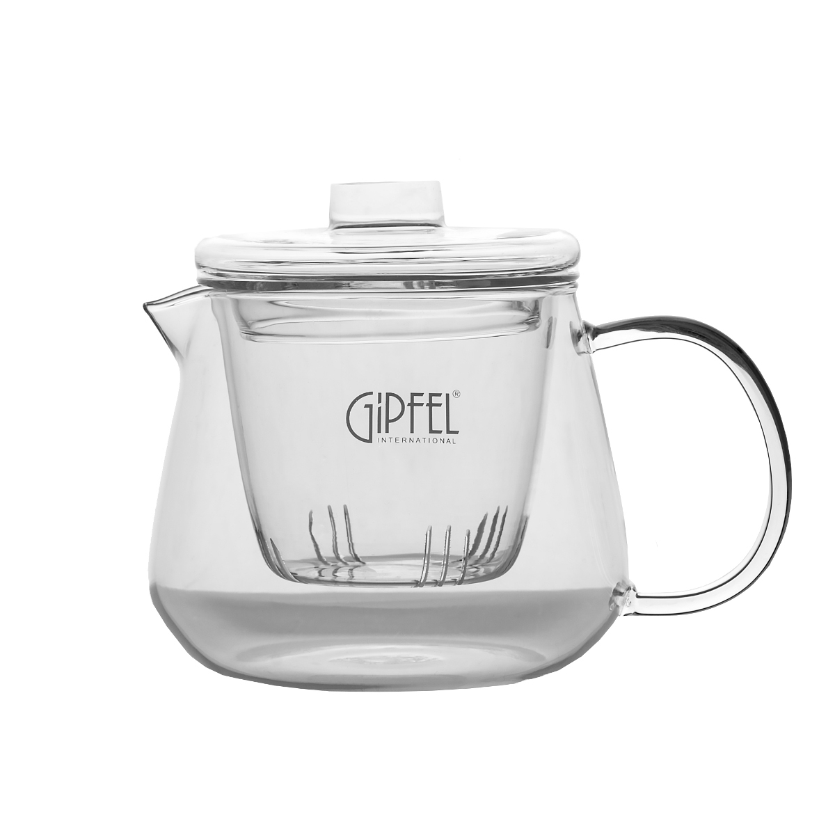 картинка 7088 GIPFEL Чайник заварочный 500мл Материал: боросиликатное стекло от магазина Gipfel