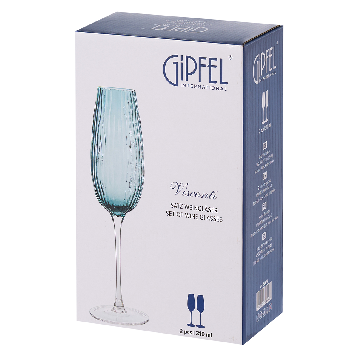 Набор бокалов Gipfel Visconti 52624 310 мл 2 предмета фото