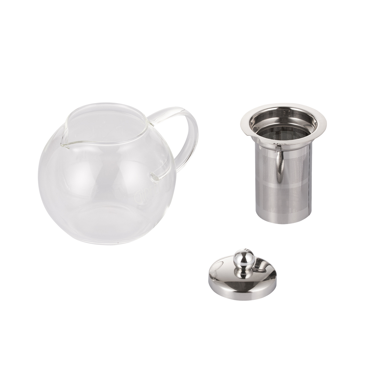 картинка 8554 GIPFEL Стеклянный заварочный чайник с фильтром Lavida 1000мл от магазина Gipfel