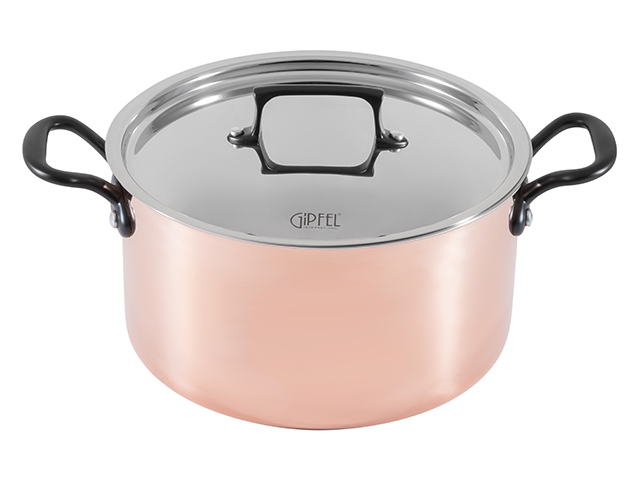 Кастрюля из нержавеющей стали Gipfel Fantasy 1740 24 см/5,5 л фото