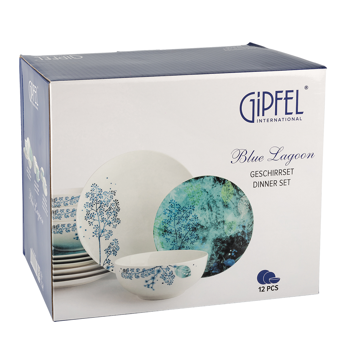 Столовый сервиз Gipfel Blue Lagoon 42242 12 предметов фото