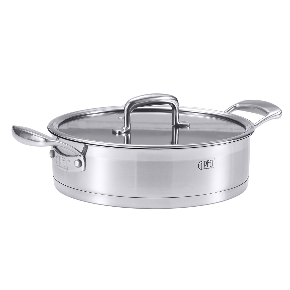 Сотейник из нержавеющей стали Gipfel Prestige 52008 26 см/3,7 л фото