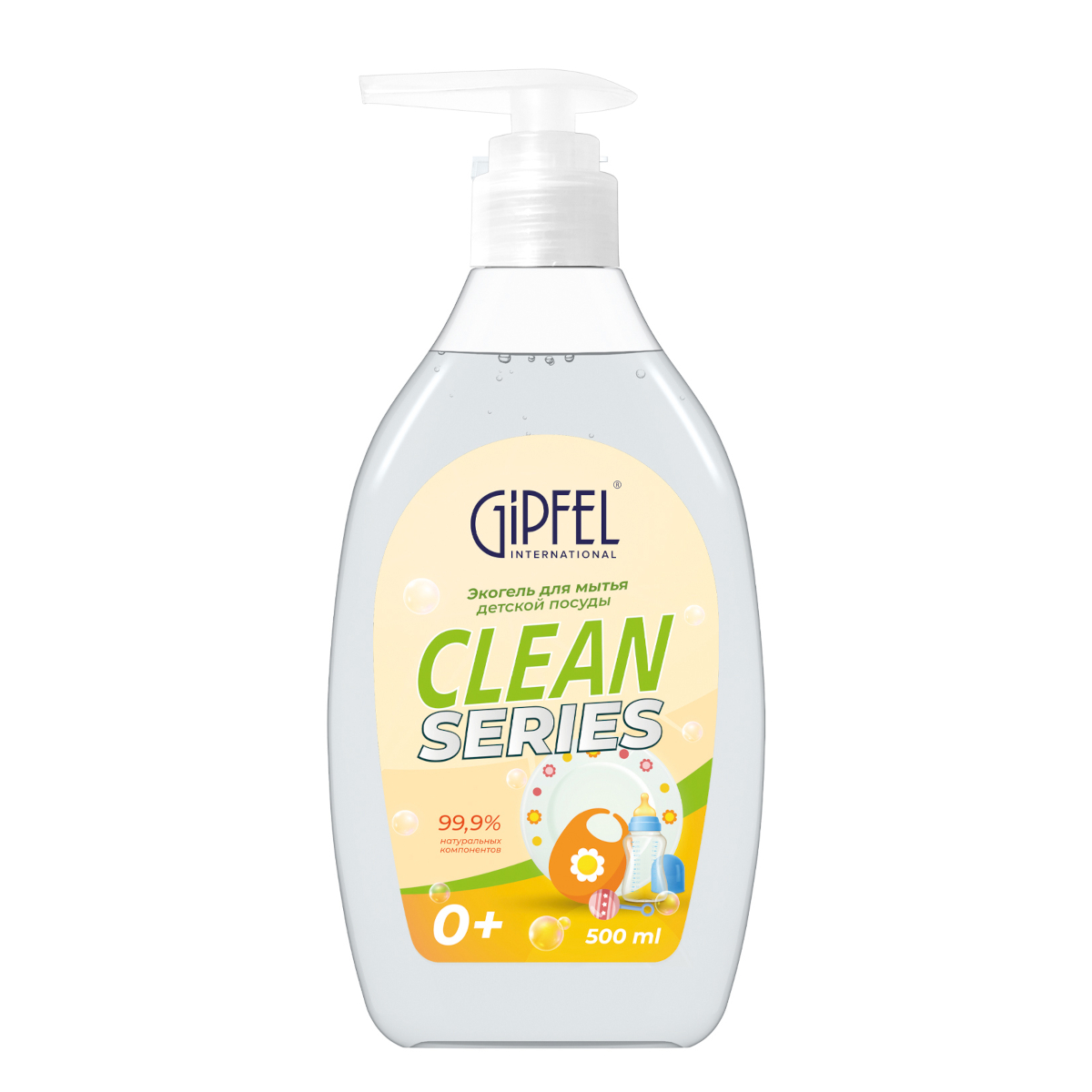 Экогель для мытья детской посуды Gipfel Clean Series 52303 500 мл