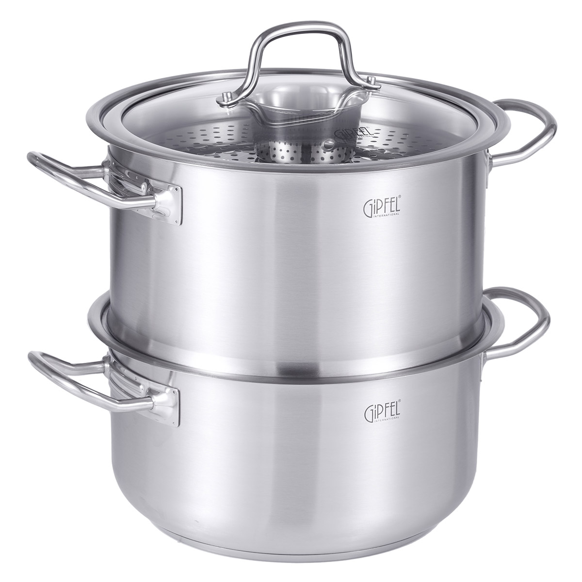 картинка 1321 Пароварка для приготовления мантов 9.2 л от магазина Gipfel