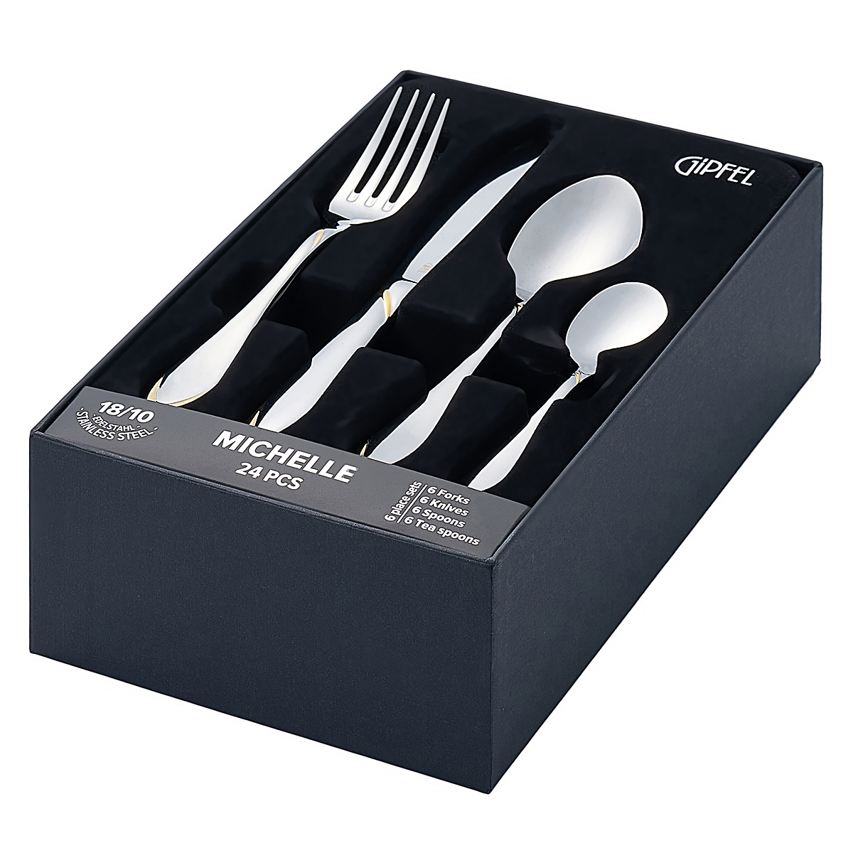 Набор столовых приборов Gipfel Michelle 51237 24 предмета фото