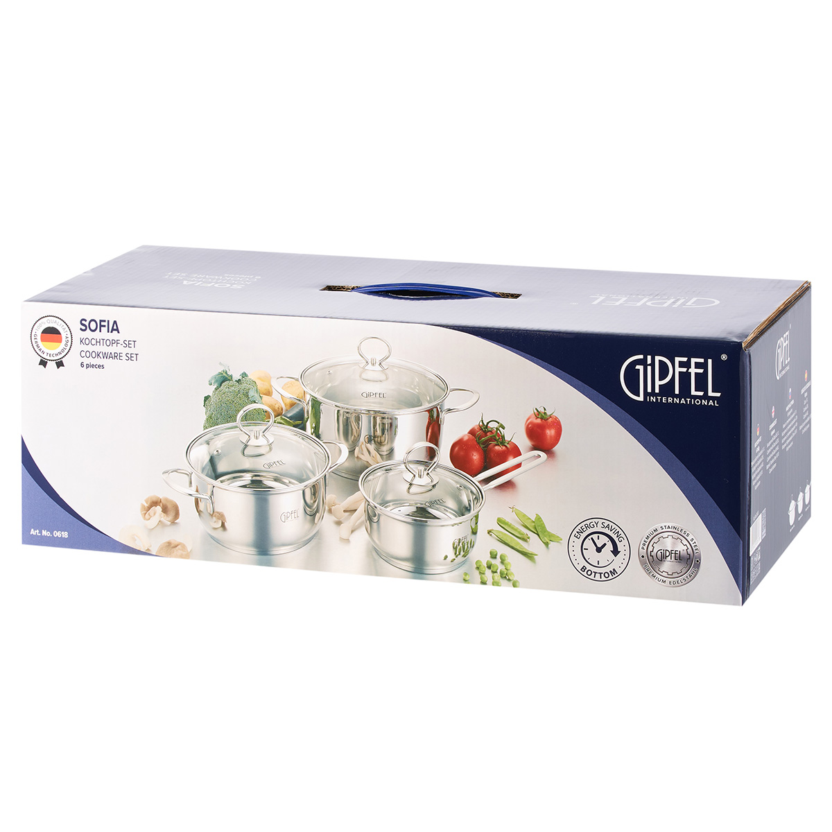 Набор посуды из нержавеющей стали Gipfel Sofia 0618 фото