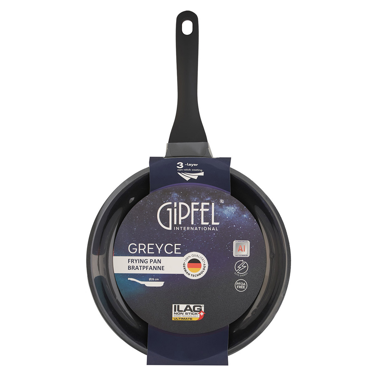 Алюминиевая сковорода Gipfel Greyce 0659 26 см фото