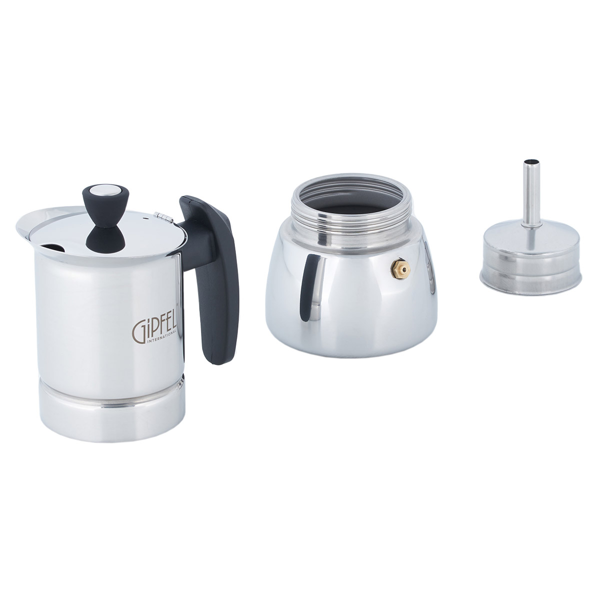 картинка 5328 GIPFEL Гейзерная кофеварка VALS 13,2х18,2см/200мл на 4 чашки от магазина Gipfel