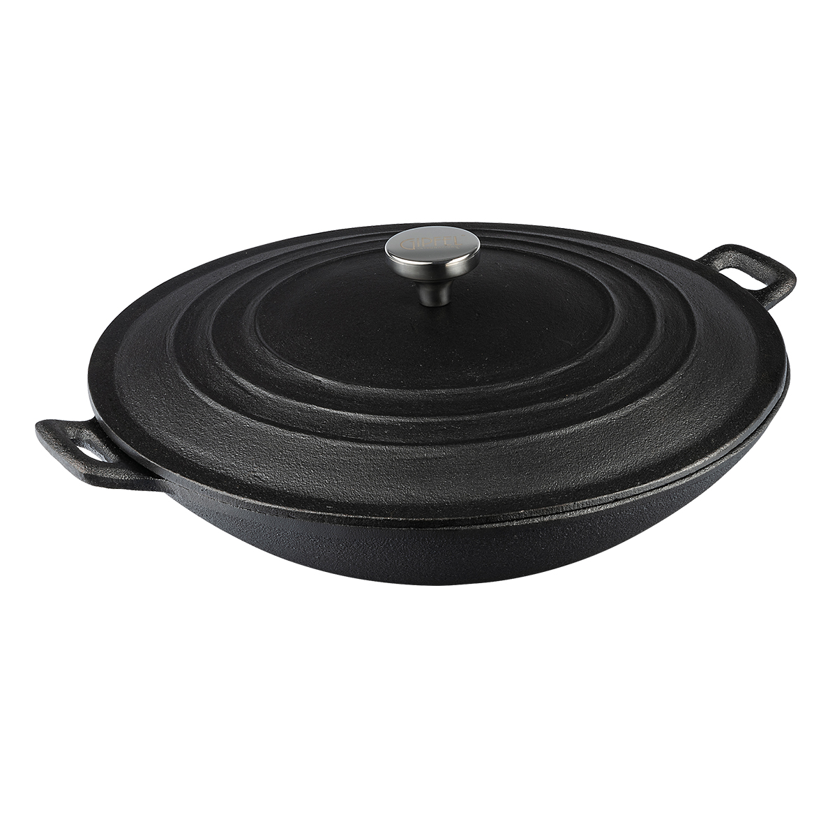 Чугунная сковорода-вок Gipfel Diletto 51049 30 см/3 л фото