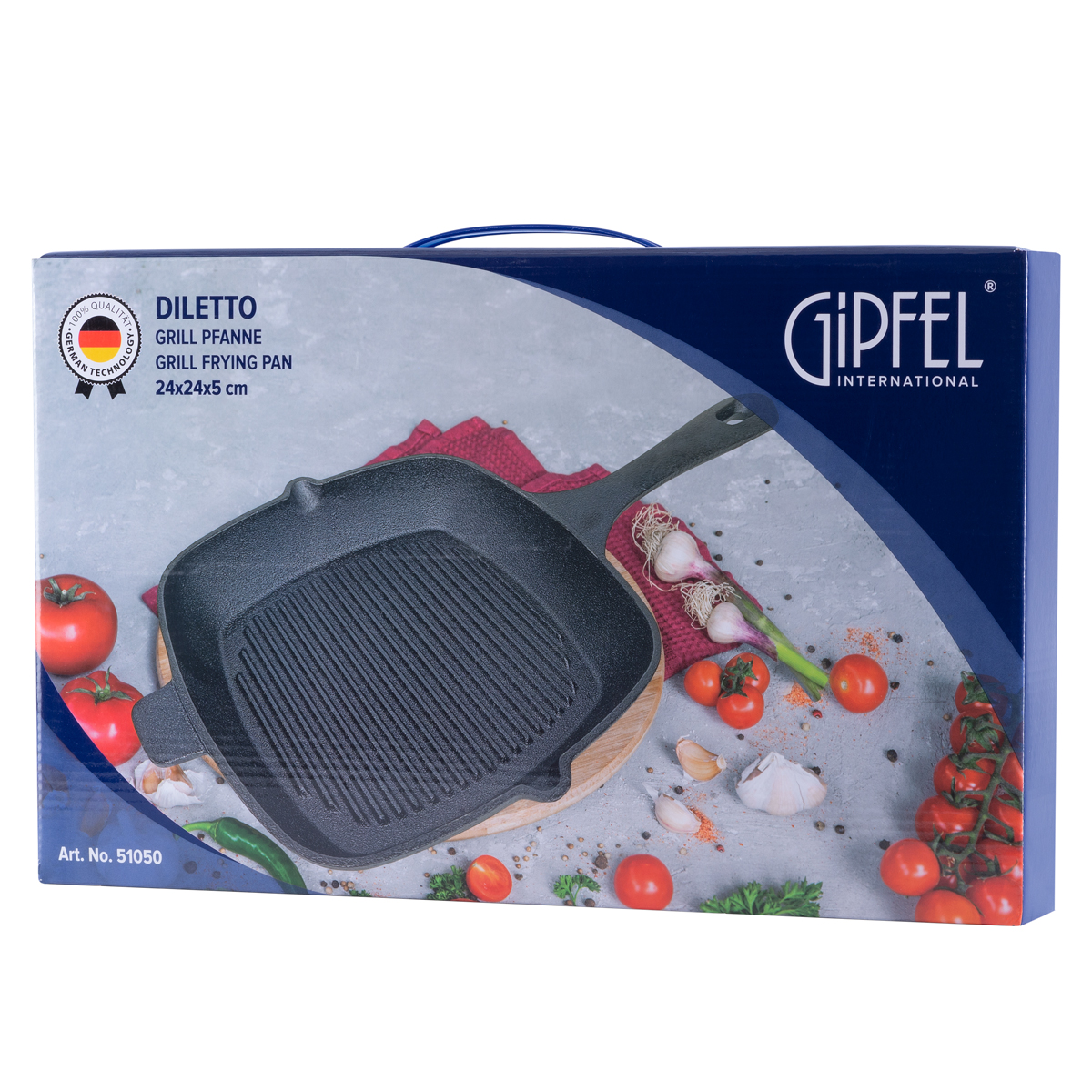 Сковорода-гриль Gipfel Diletto 51050 24 см фото