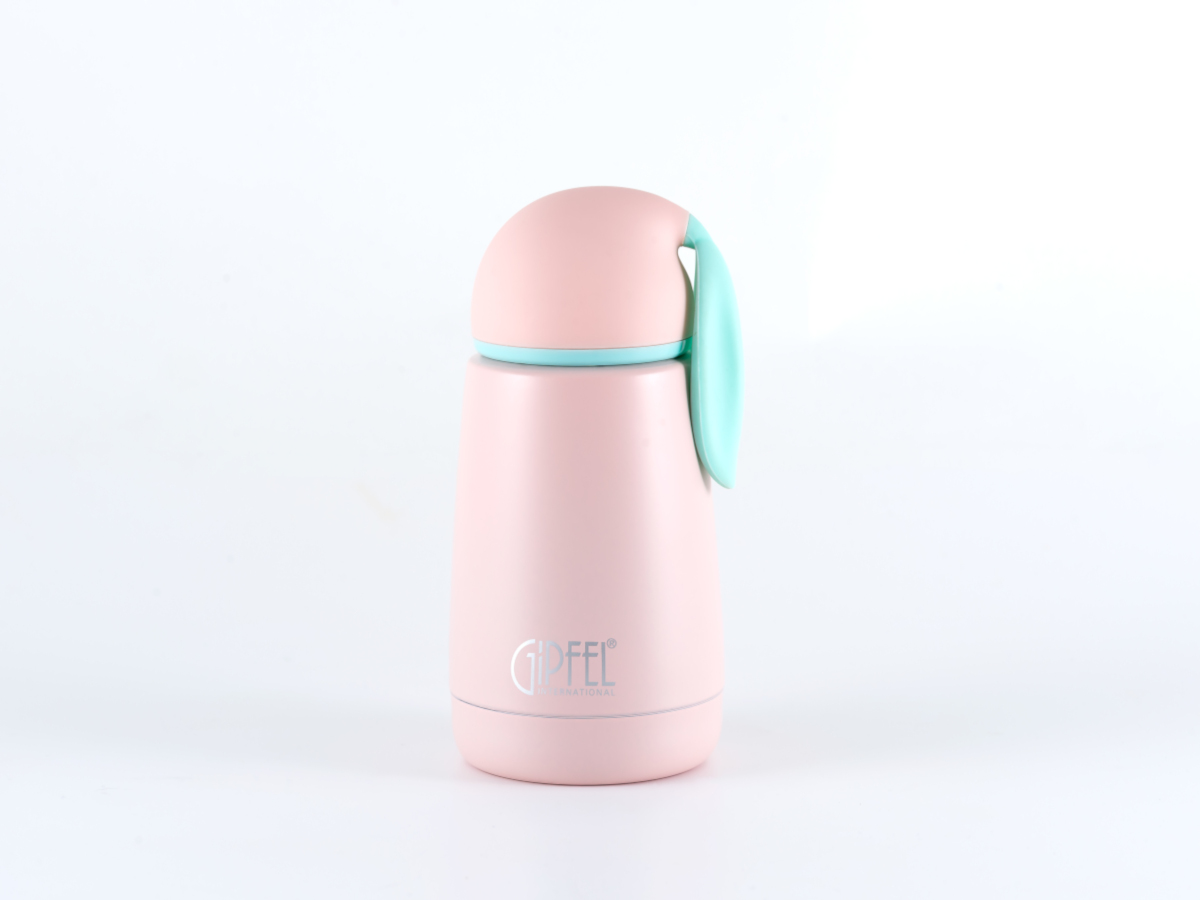 картинка 8192 GIPFEL Термос вакуумный 300мл. Материал: нержавеющая сталь 18/8. Цвет: розовый от магазина Gipfel