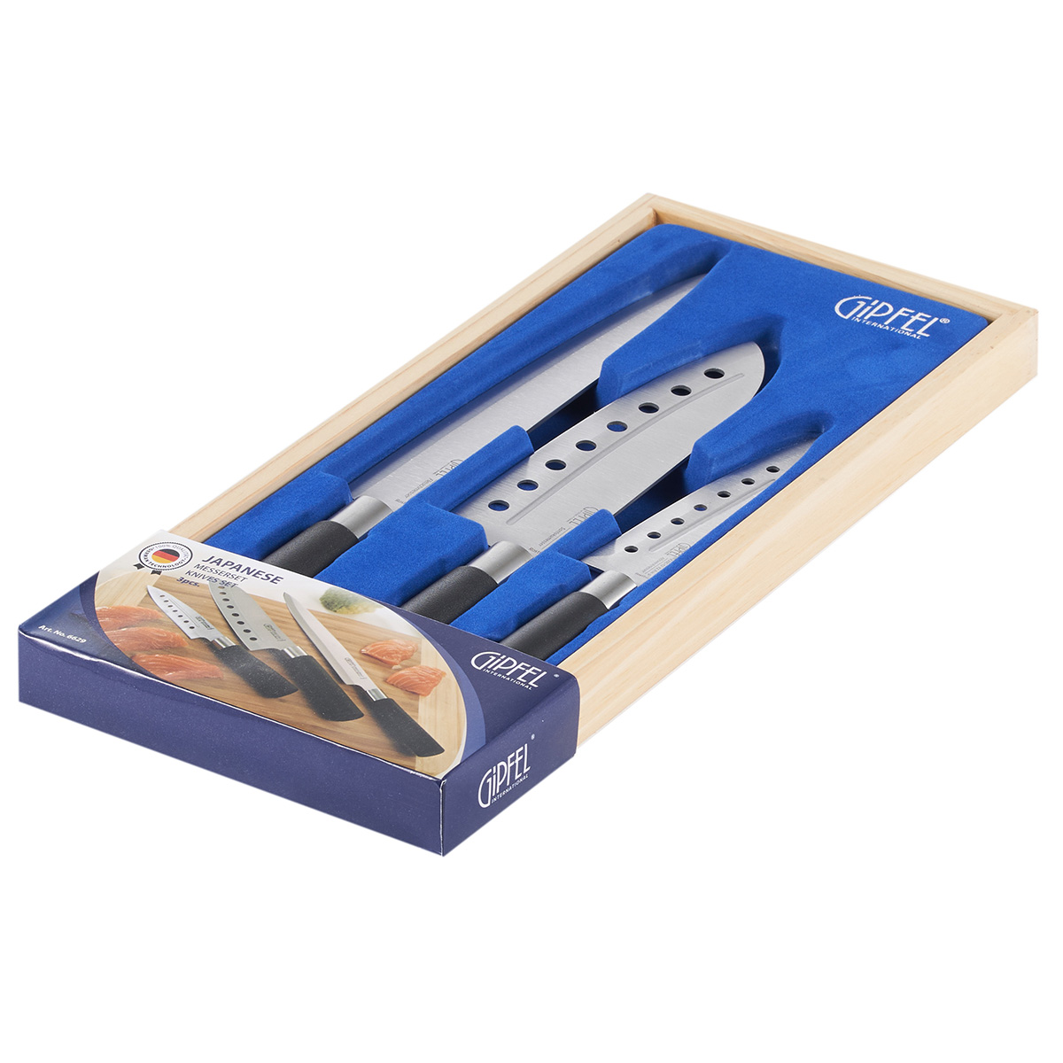 картинка 6629 GIPFEL Набор ножей JAPANESE 3 предмета от магазина Gipfel