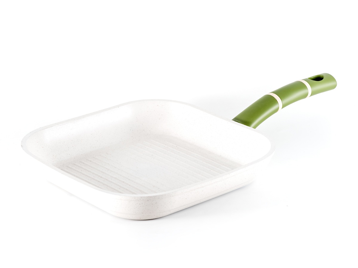 Сковорода-гриль алюминиевая Gipfel Bamboo 2564 26x26x5 фото