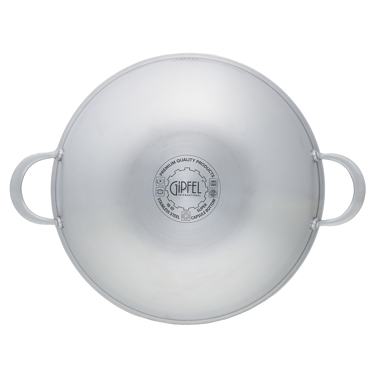 Вок из нержавеющей стали Gipfel Fusion 52190 32 см/6 л фото