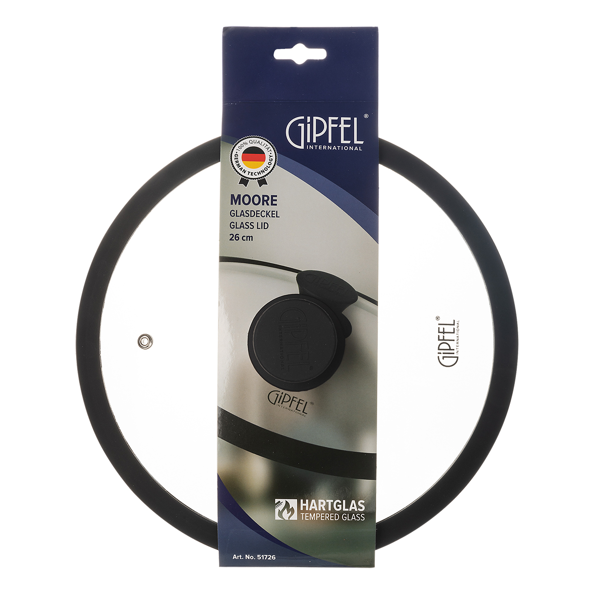Крышка стеклянная Gipfel Moore 51726 26 см фото