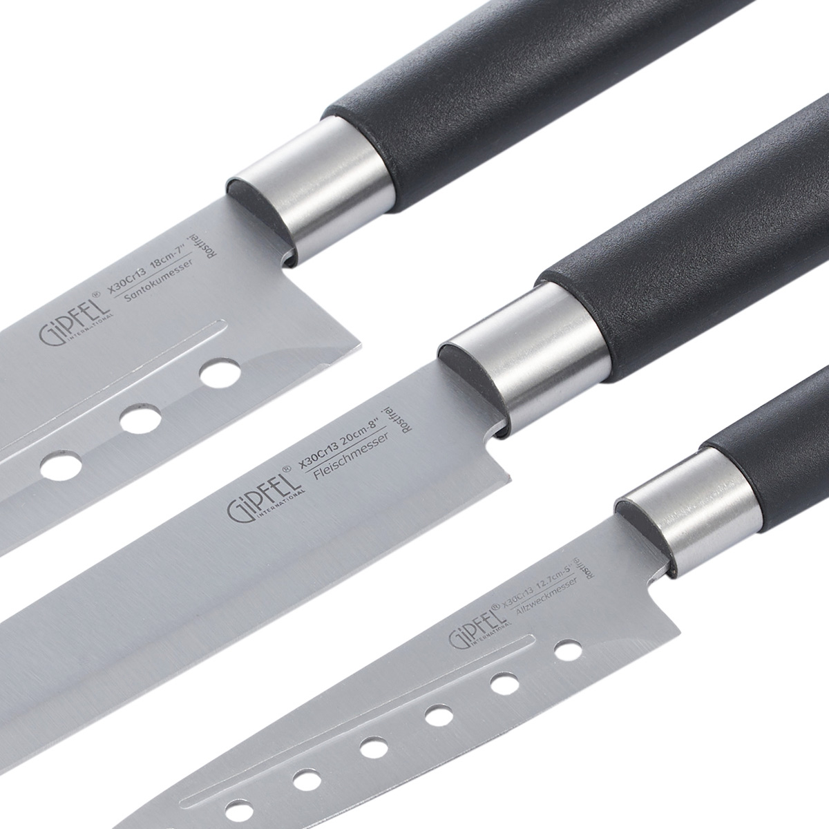 картинка 6629 GIPFEL Набор ножей JAPANESE 3 предмета от магазина Gipfel