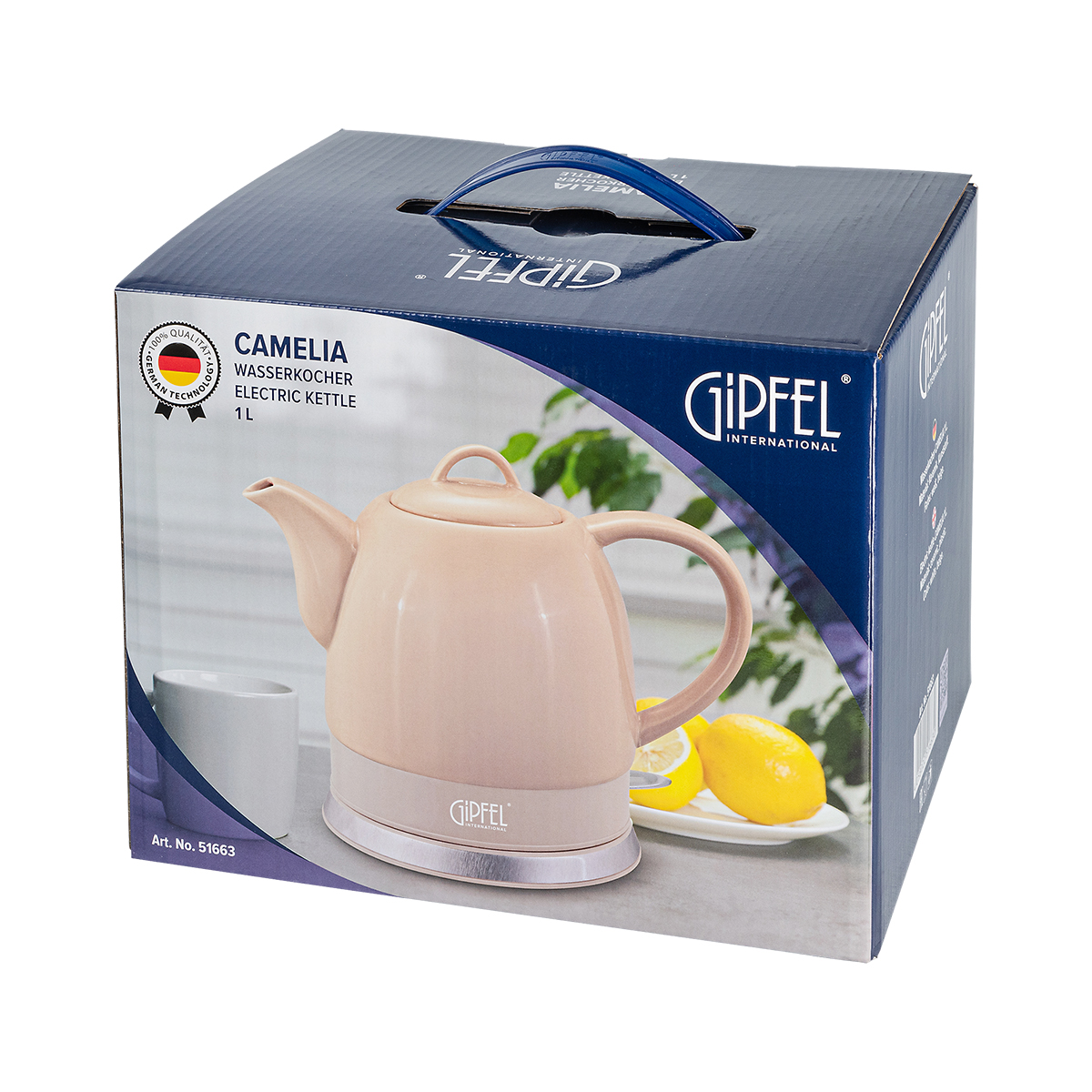Электрический чайник Gipfel Camelia 51663 1 л фото