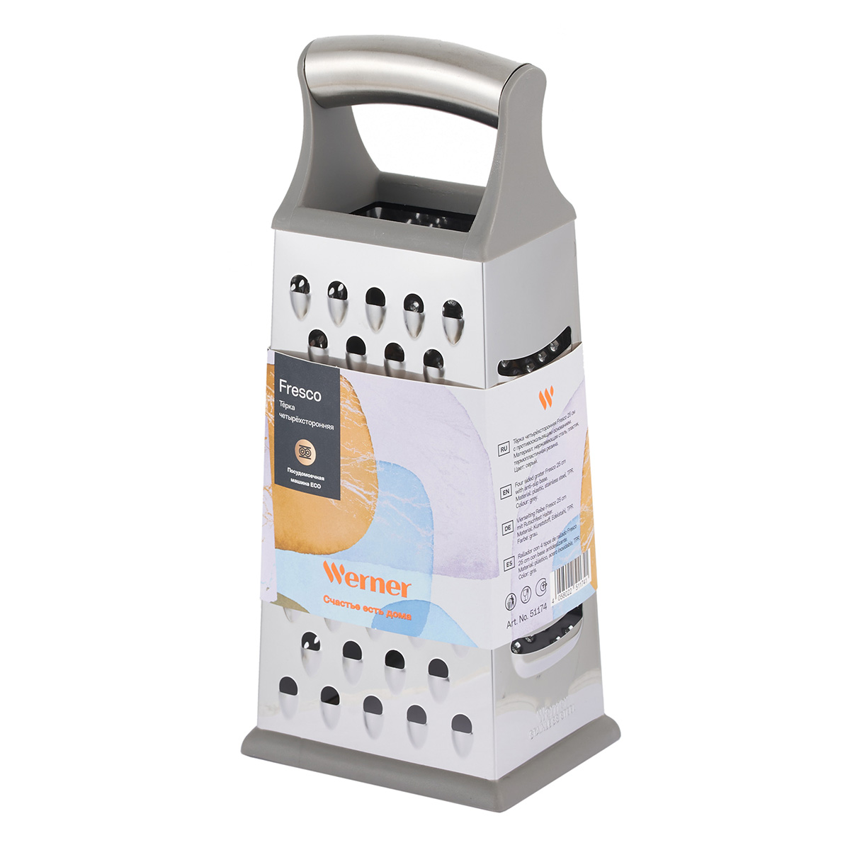 Тёрка четырёхсторонняя Werner Fresco 51174 фото
