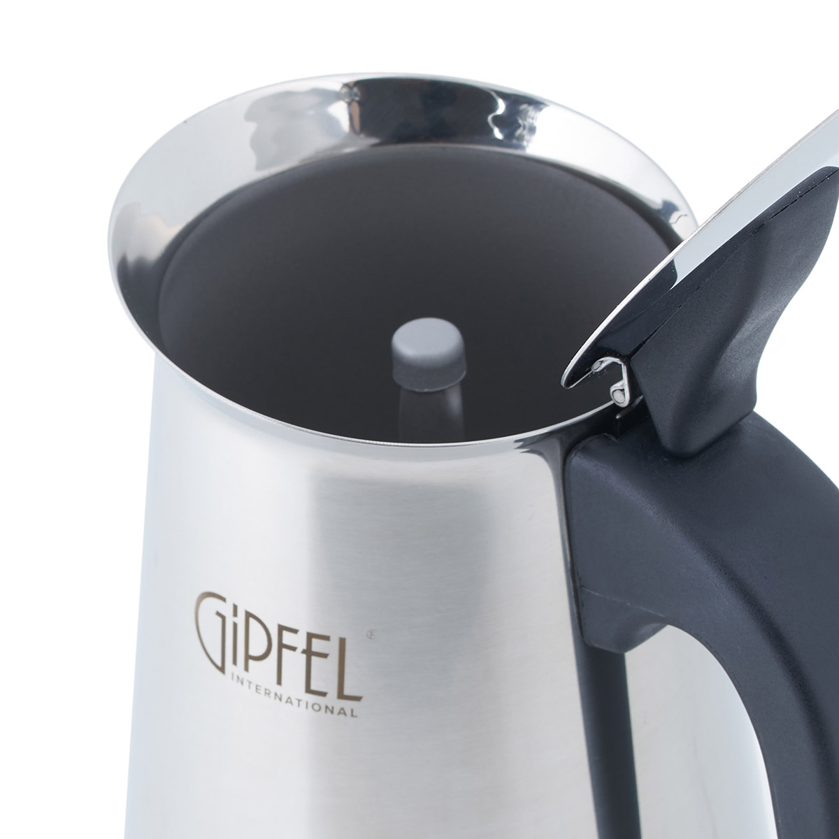 картинка 5327 GIPFEL Гейзерная кофеварка IRIS 14,8х21,5см/450мл на 9 чашек от магазина Gipfel