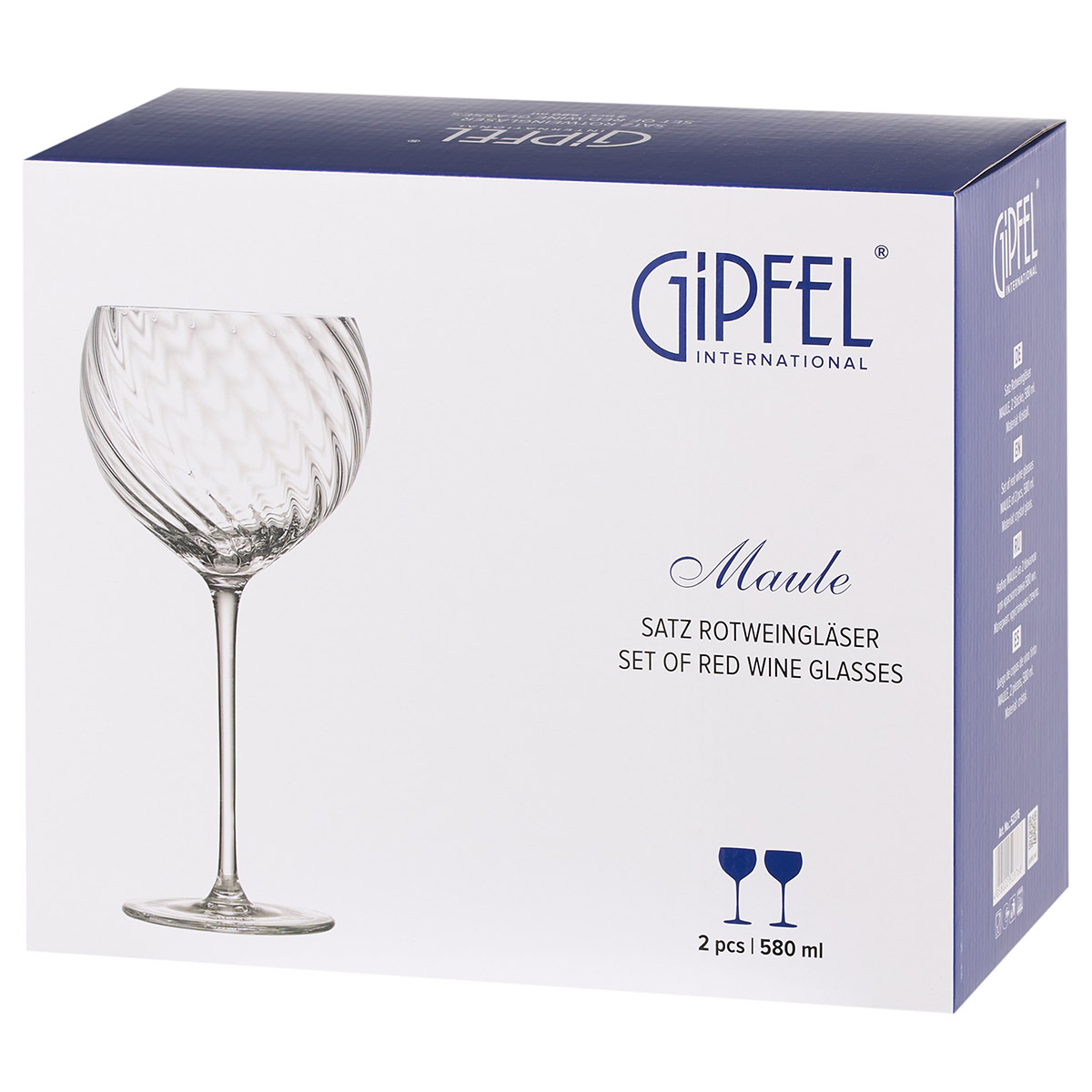 Набор из 2 бокалов для красного вина Gipfel Maule 52376 580 мл фото