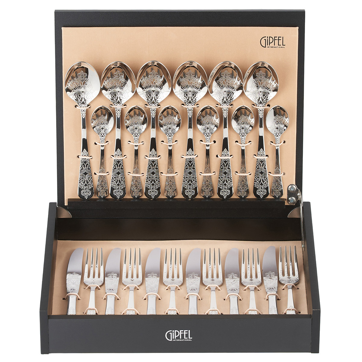 Набор столовых приборов Gipfel Antique 51402 24 предмета фото