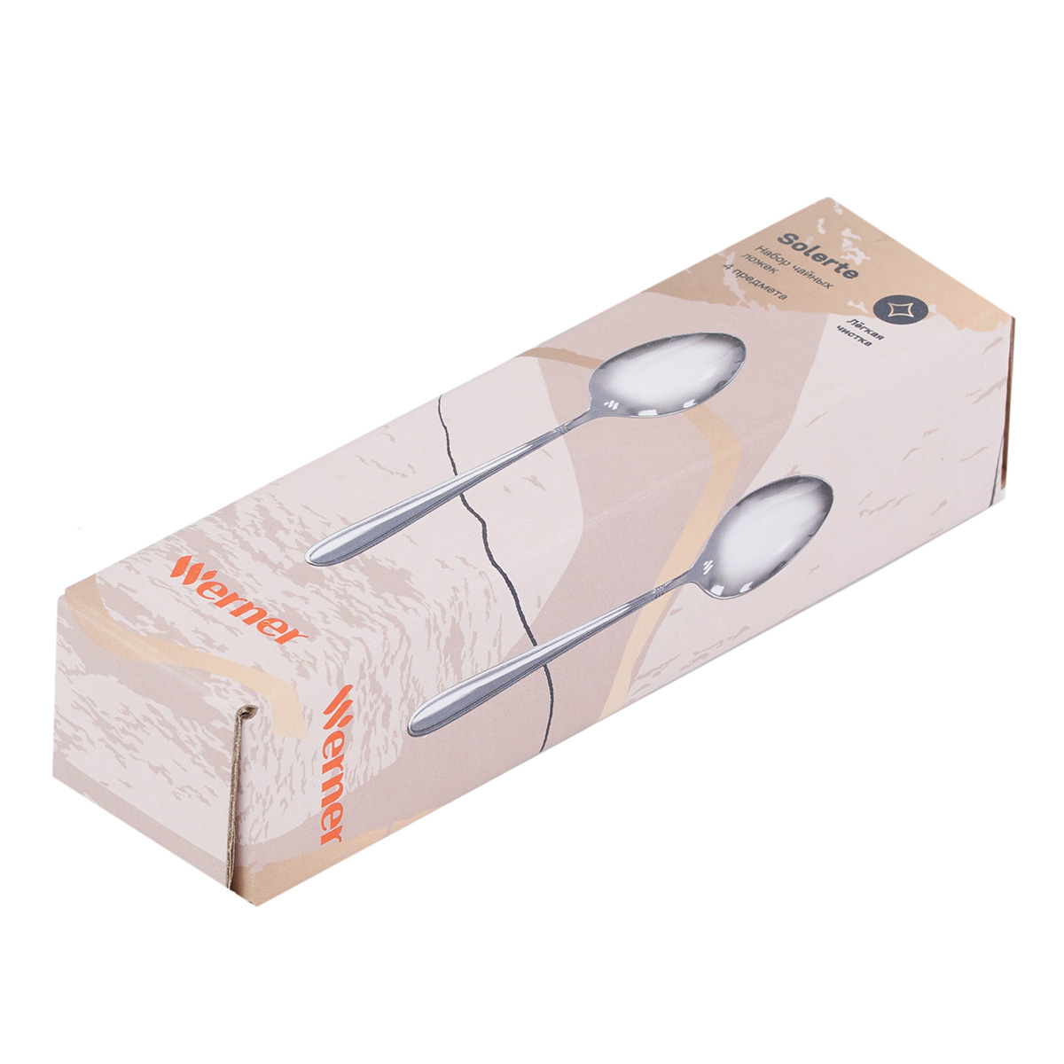 Набор чайных ложек Werner Solerte 51233 4 предмета фото