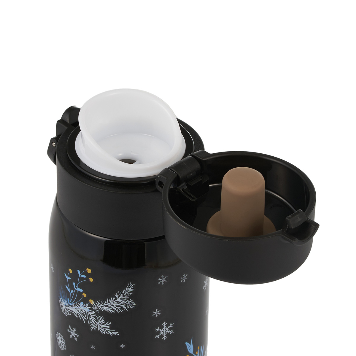 Термокружка вакуумная Gipfel Christmas Time 52062 370 мл фото