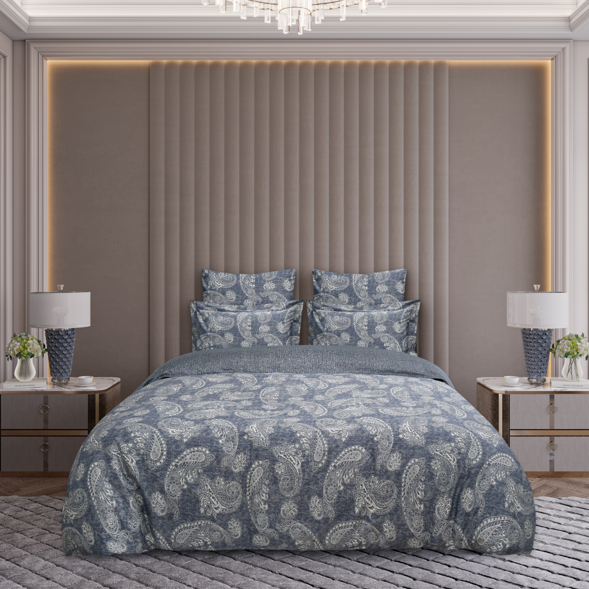 Комплект постельного белья двуспальный евро Gipfel Ethereal 42739 фото