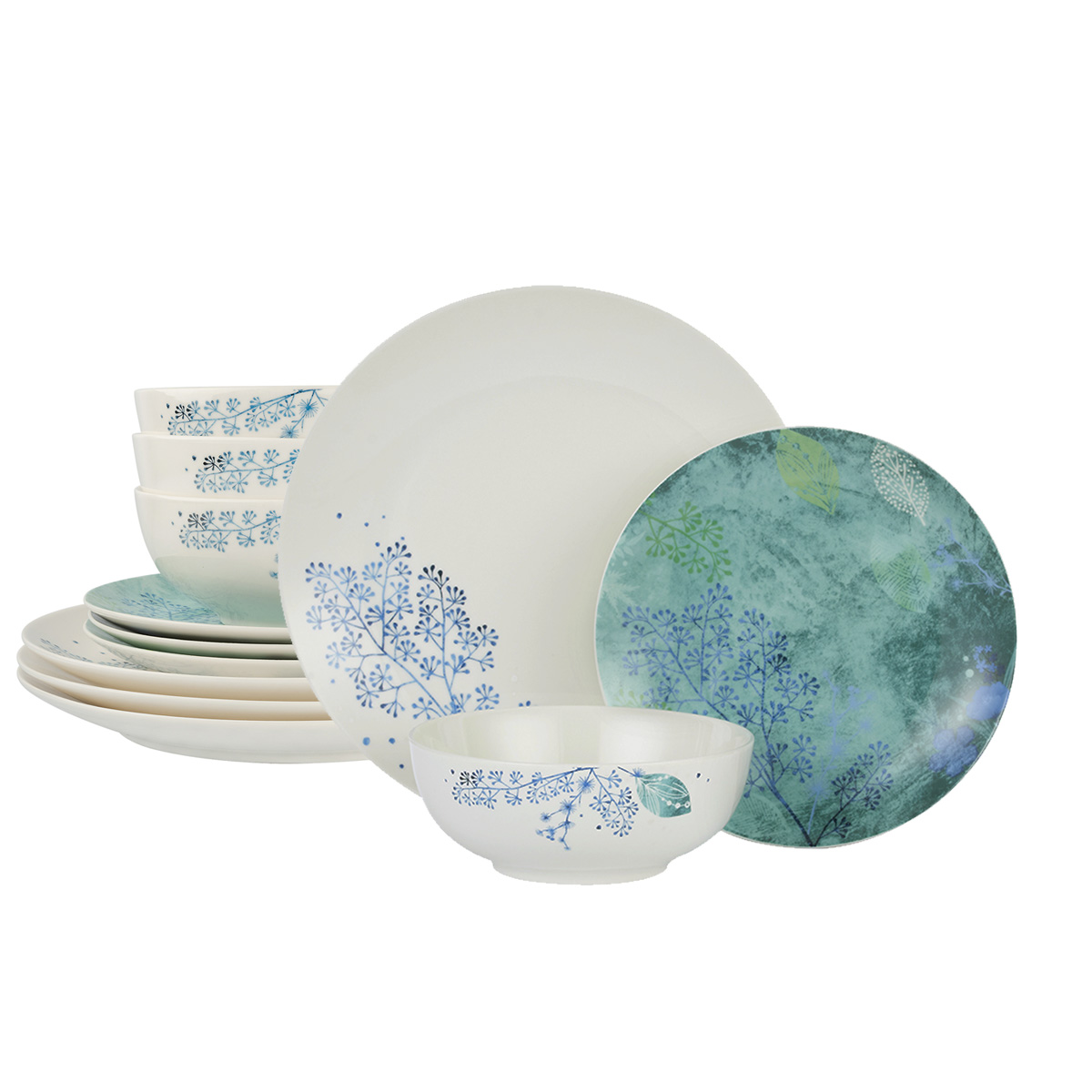 Столовый сервиз Gipfel Blue Lagoon 42242 12 предметов фото