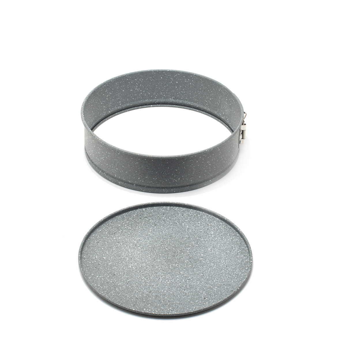 картинка 1873 GIPFEL Форма для выпечки MARBLE разъемная 24,0x24,0x7,0см круглая с антипригарным мраморным покрытием. Материал: Углеродистая сталь от магазина Gipfel