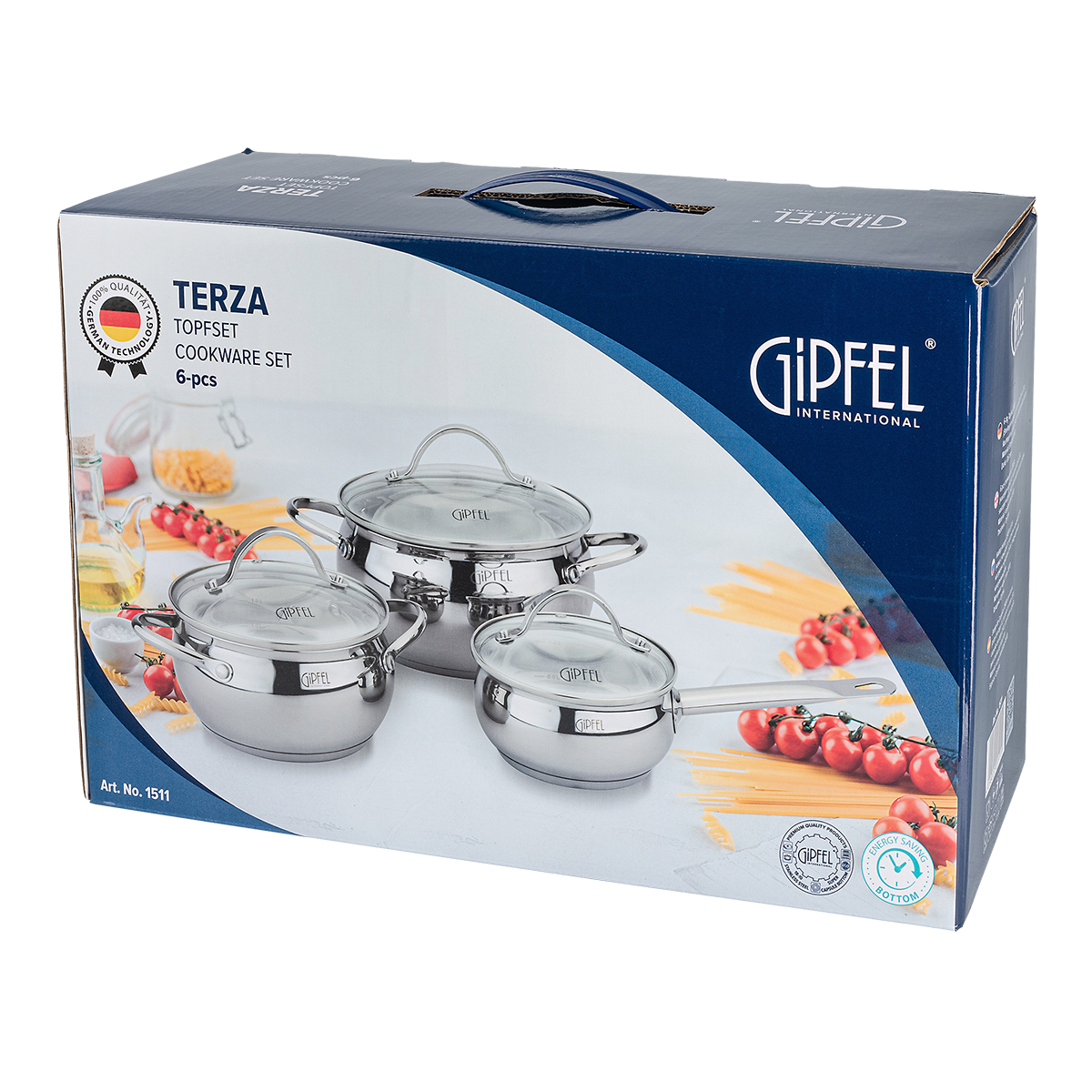 Набор посуды из нержавеющей стали Gipfel Terza 1511 фото
