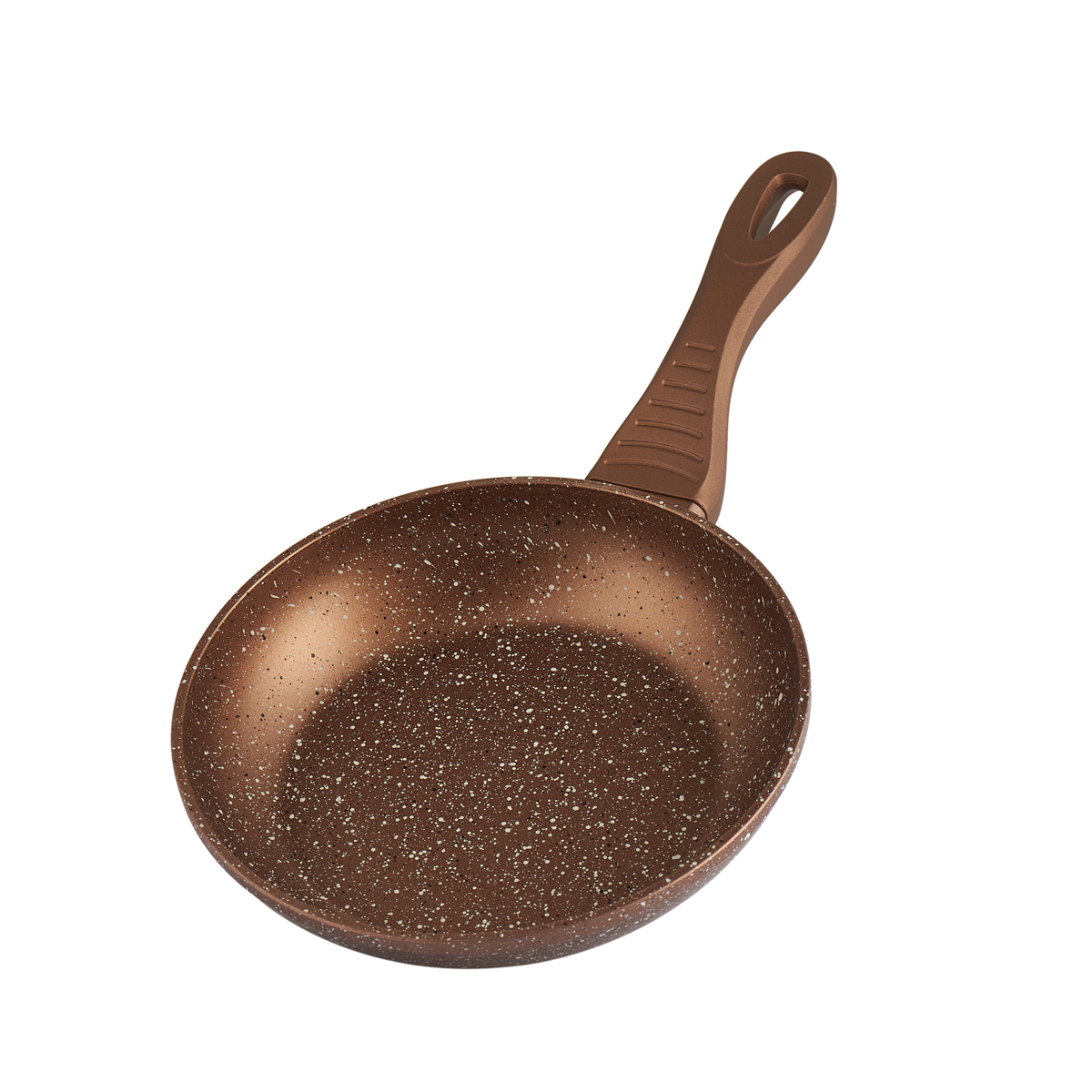 Сковорода FIRENZE 20х4,5см с индукционным дном, с двуслойным мраморным антипригарным покрытием Pfluon Marble. Материал: кованый алюминий. Толщина: 2,5мм от магазина Gipfel 1779 WERNER