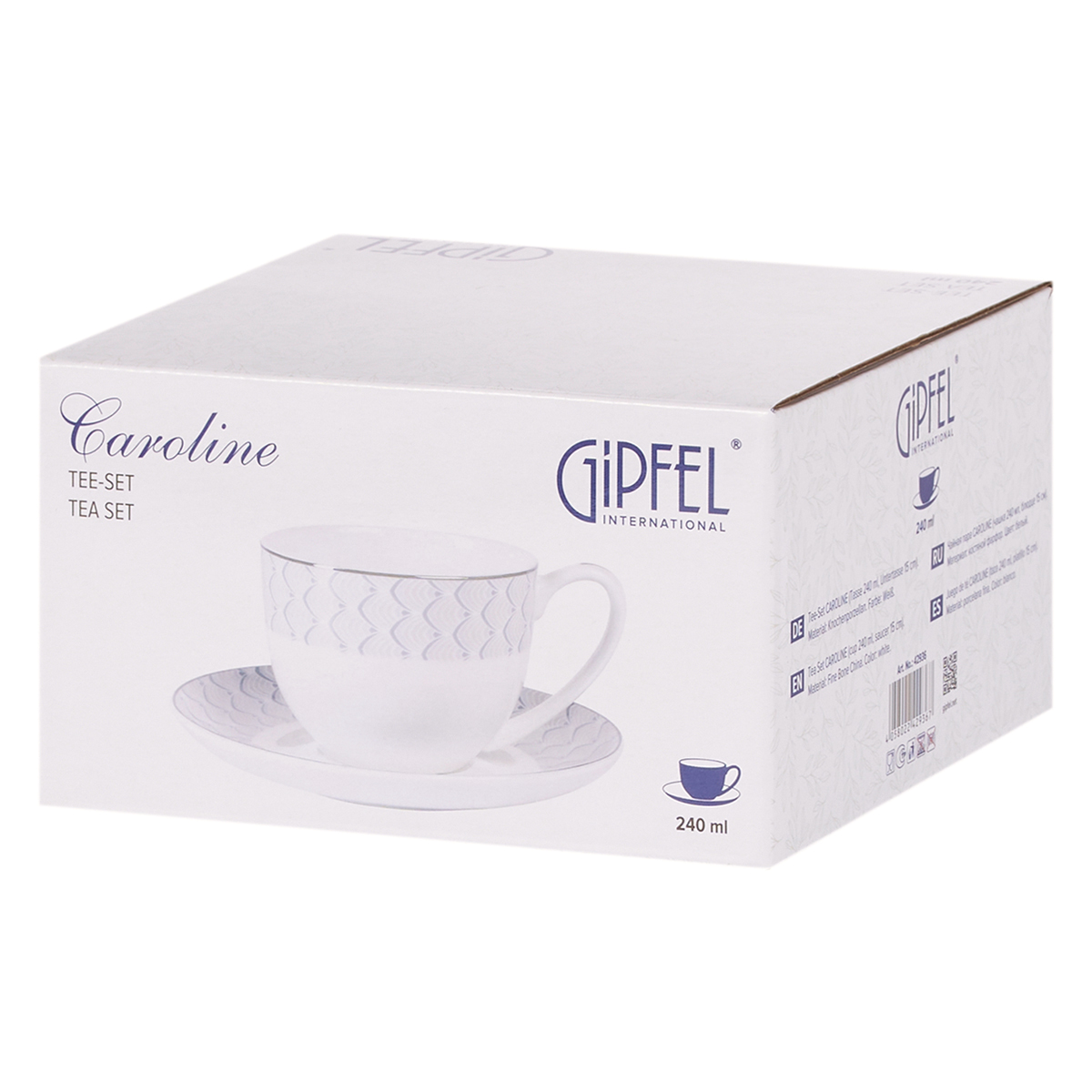 Чайная пара Gipfel Caroline 42936 240 мл фото