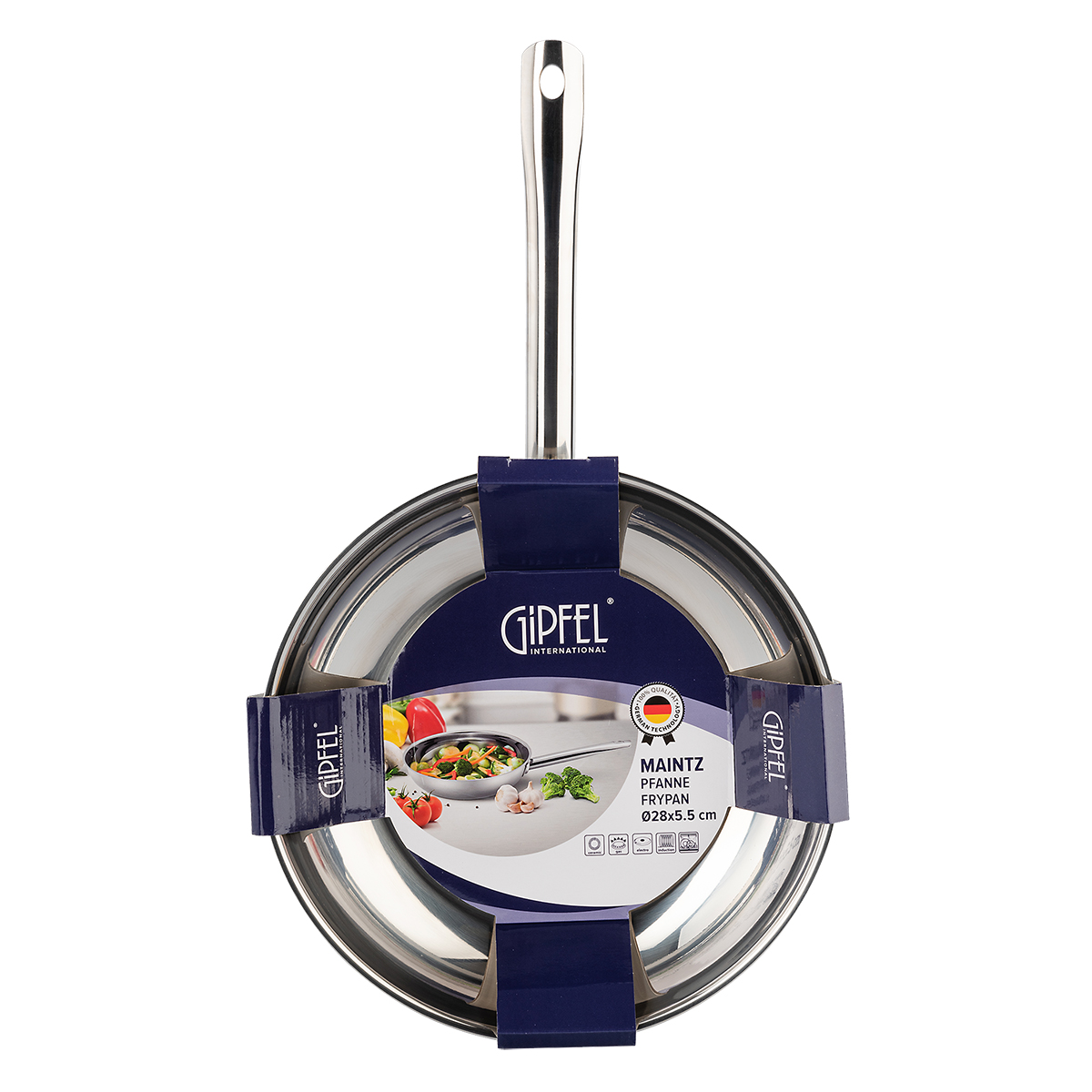 Сковорода из нержавеющей стали Gipfel Maintz 51099 28 см фото