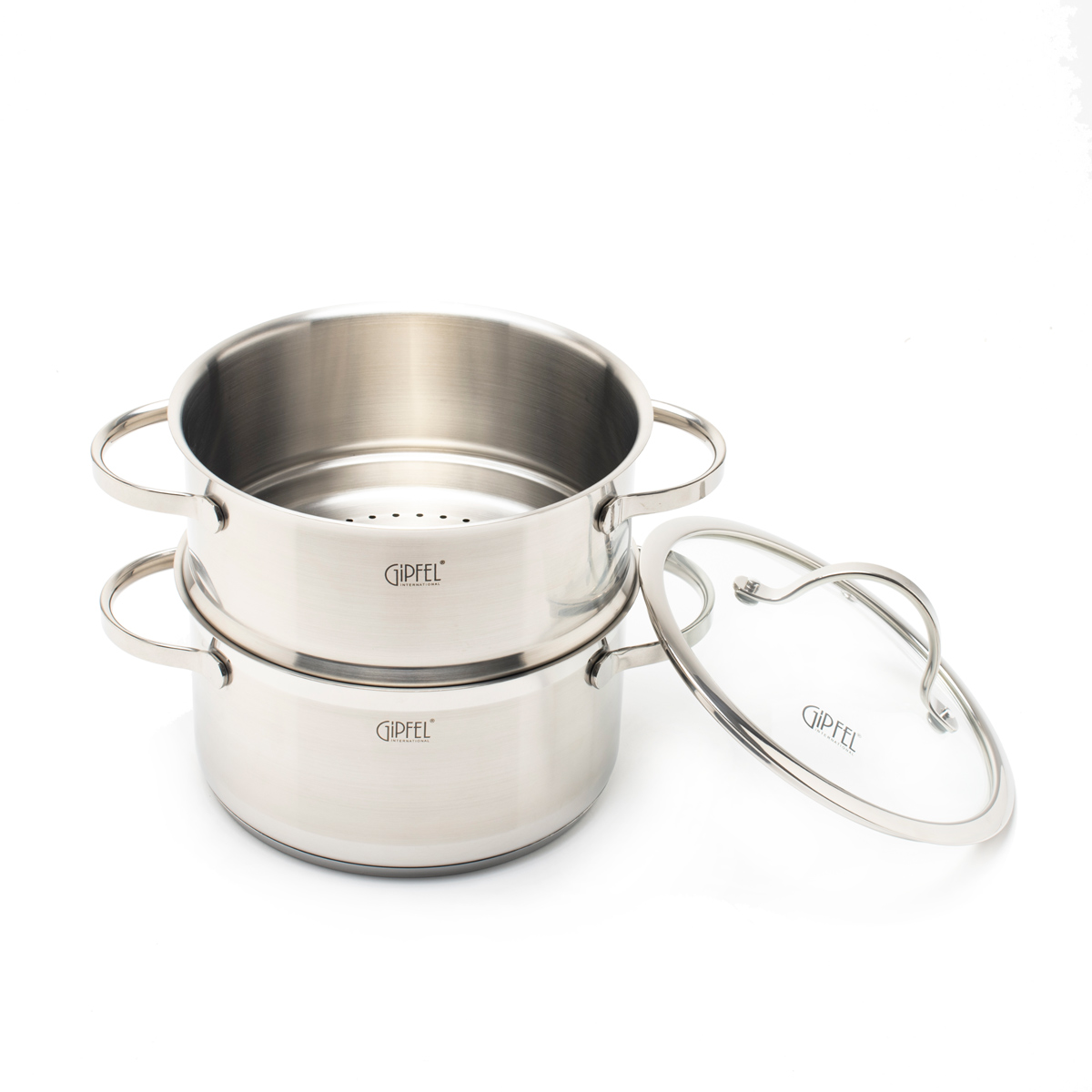 картинка 1325 GIPFEL Пароварка двухярусная VICTORY 3 л от магазина Gipfel