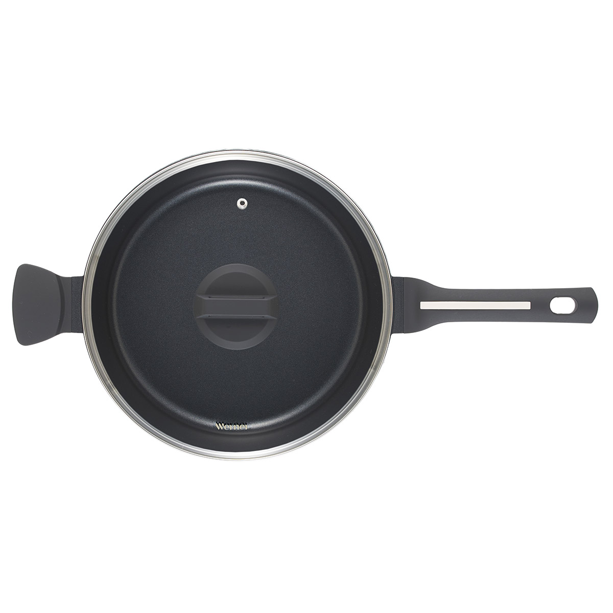 Алюминиевая сковорода Werner Nero 52088 28 см фото