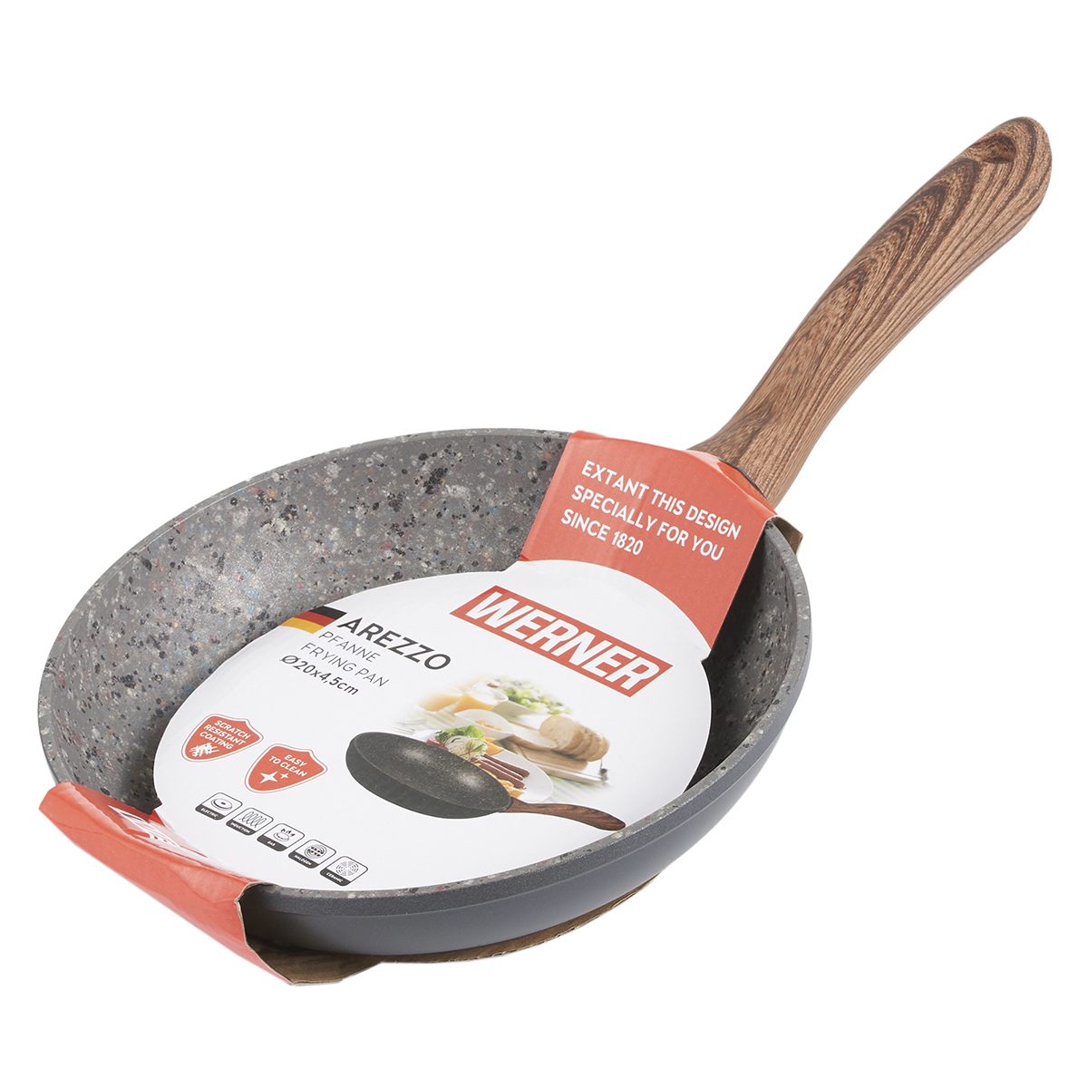 Алюминиевая сковорода Werner Arezzo 1783 20 см фото