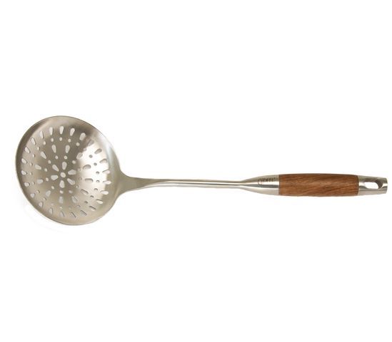Шумовка MASTER 37см. Материал: нерж.сталь, дерево от магазина Gipfel  2196