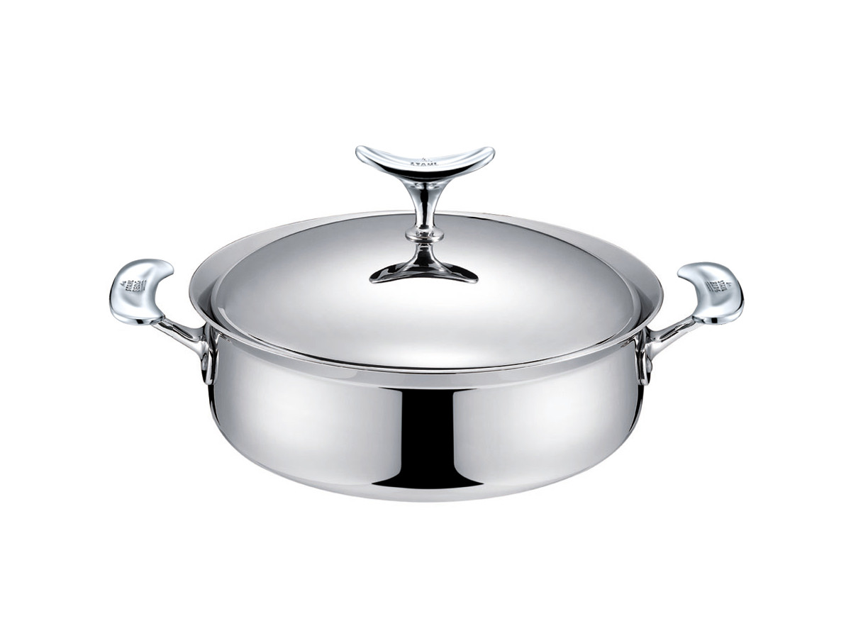 Кастрюля из нержавеющей стали Stahlberg Deluxe 1299-S 24 см/2,5 л фото