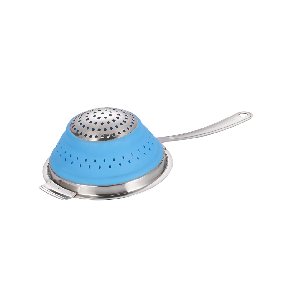 картинка 2608-S STAHLBERG Дуршлаг складной с ручкой 16 см синий от магазина Gipfel