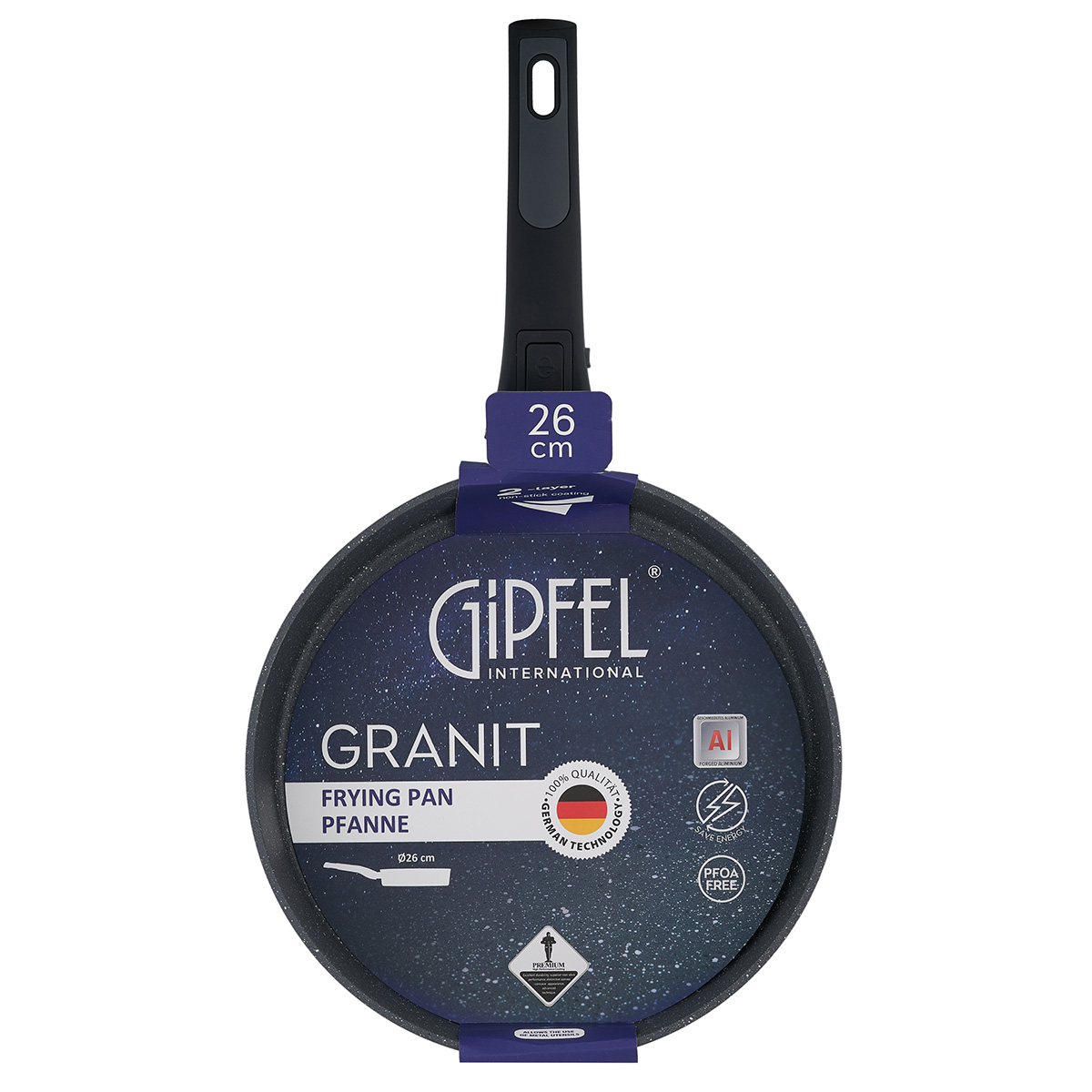 Алюминиевая сковорода Gipfel Granit 52704 26 см фото