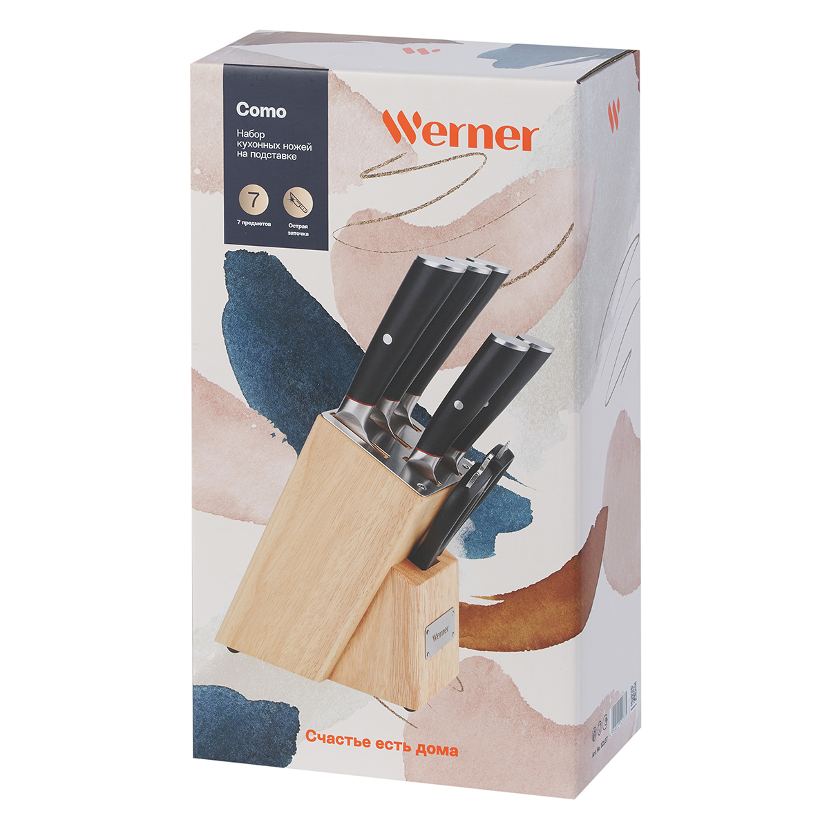 Набор ножей Werner Como на подставке 52137 6 предметов фото