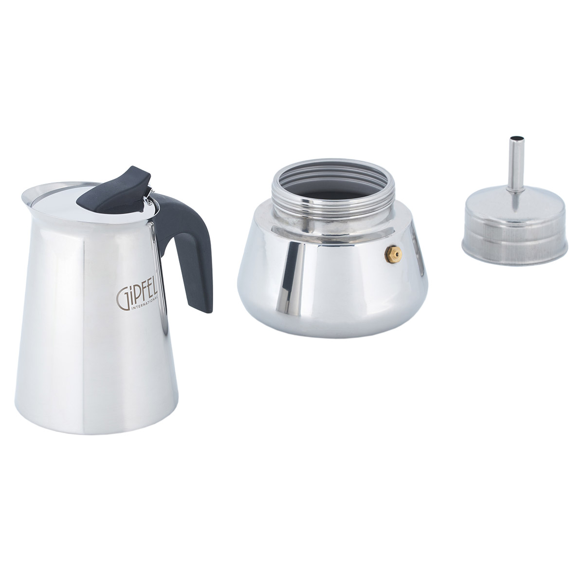 картинка 5326 GIPFEL Гейзерная кофеварка IRIS 14,3х18,5см/300мл на 6 чашек от магазина Gipfel