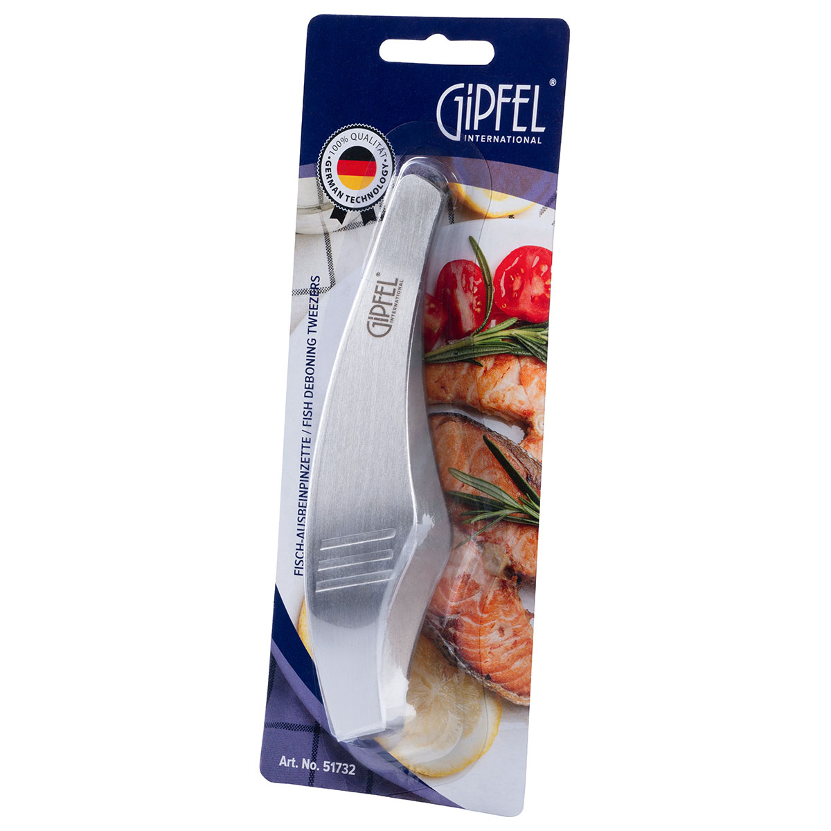 Пинцет для удаления костей из рыбы Gipfel 51732 13 см фото