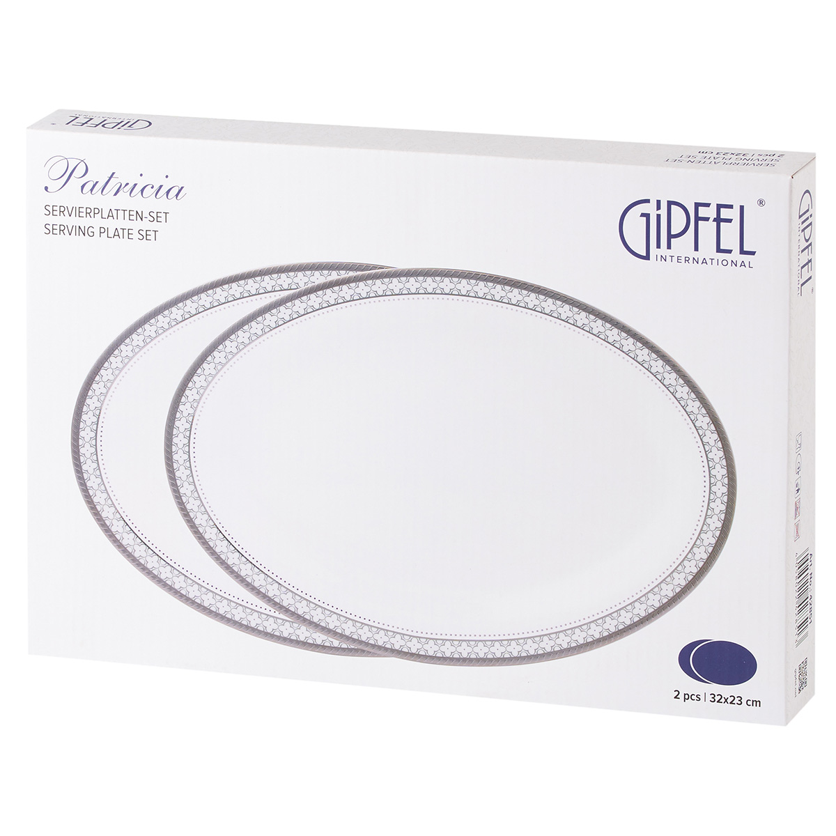 Набор тарелок сервировочных  Gipfel Patricia 42851 32х23 см, 2 предмета фото