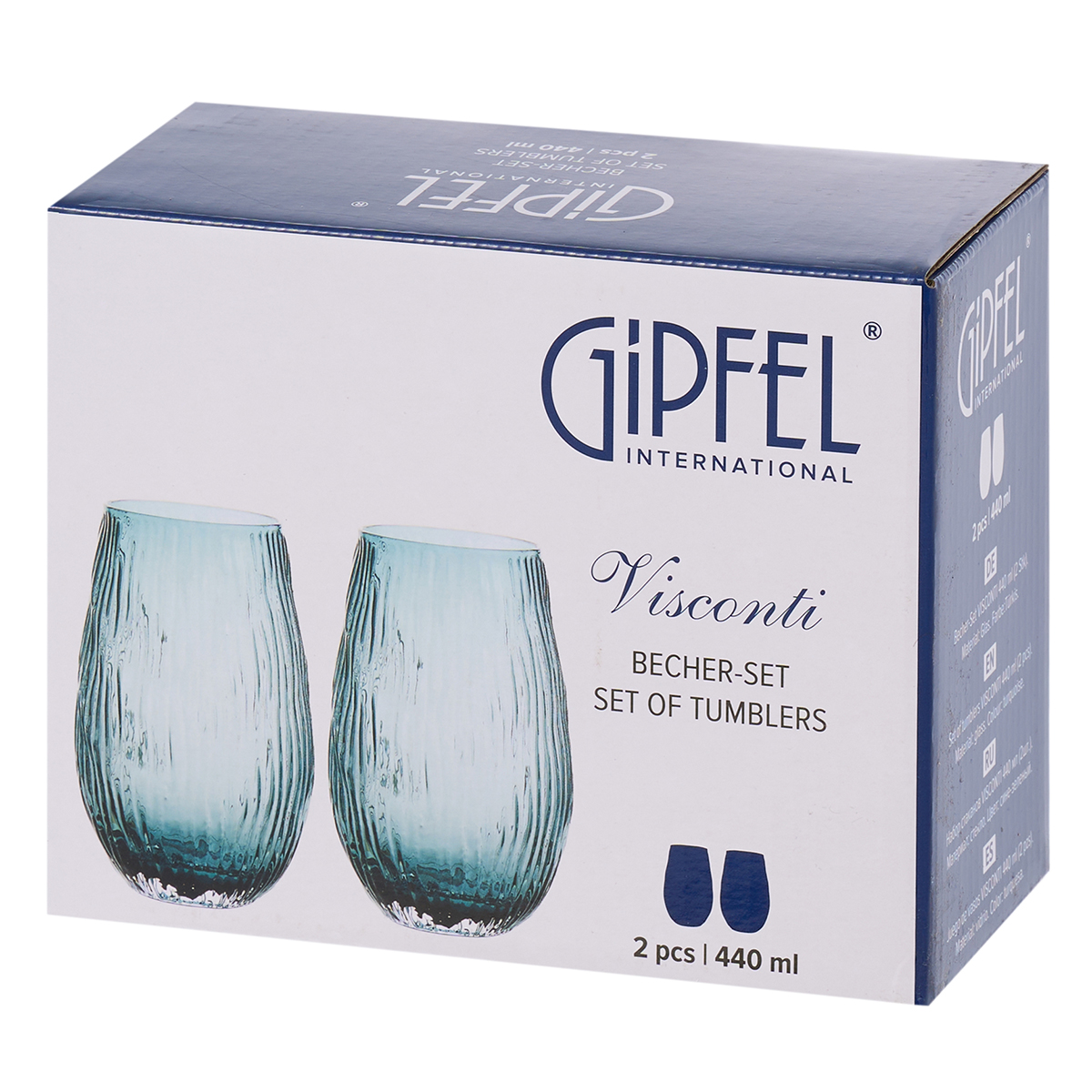 Набор стаканов Gipfel Visconti 52625 440 мл 2 предмета фото