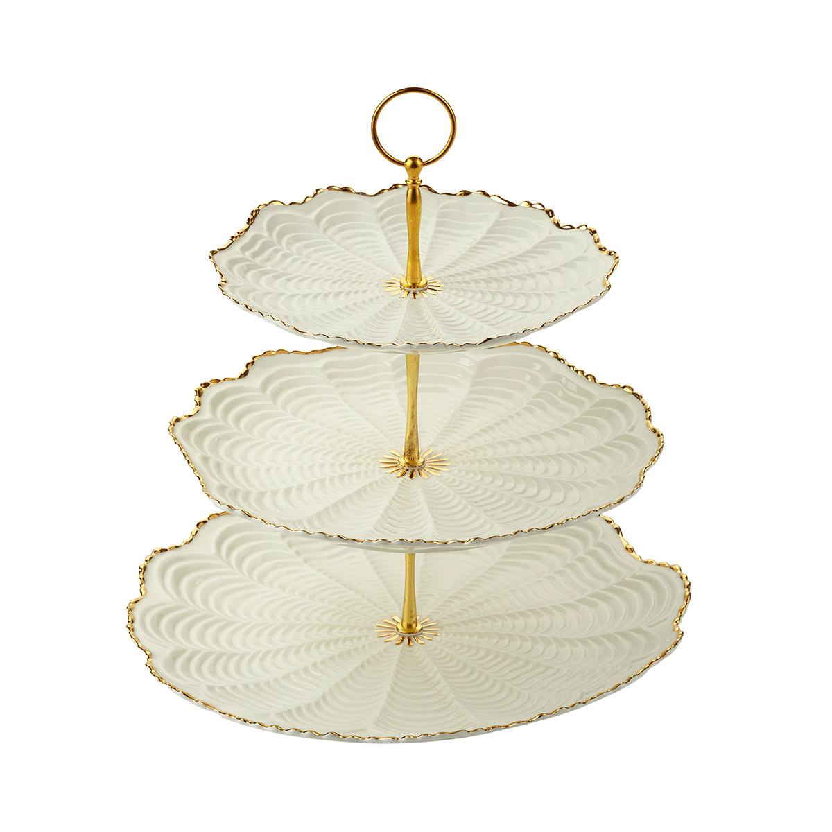 Этажерка сервировочная трехъярусная Gipfel Maliarda 40041 фото